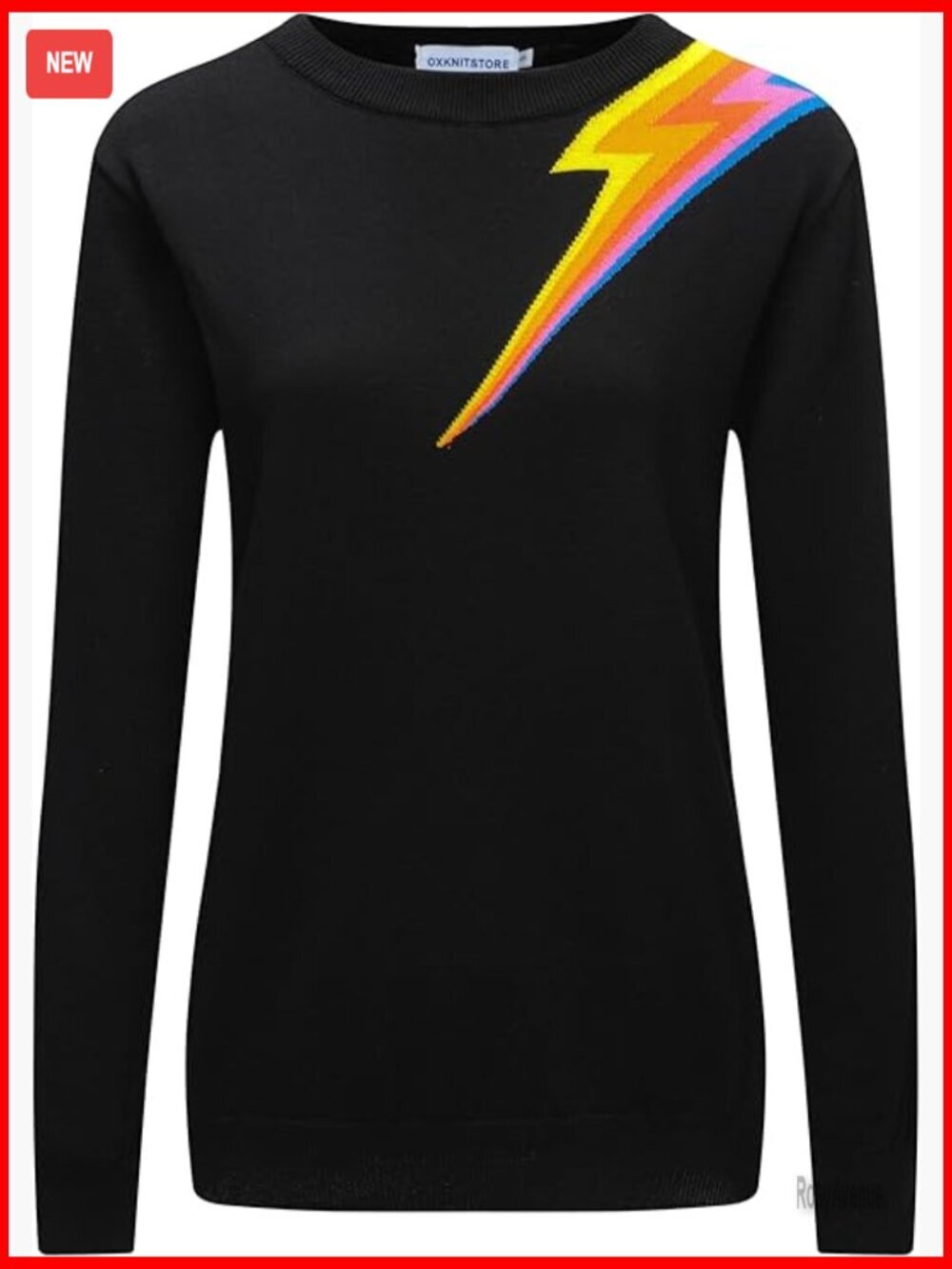 Vintage 1960s Retro Knit Long Sleeve Crewneck T-Shirt Cotton Pullover